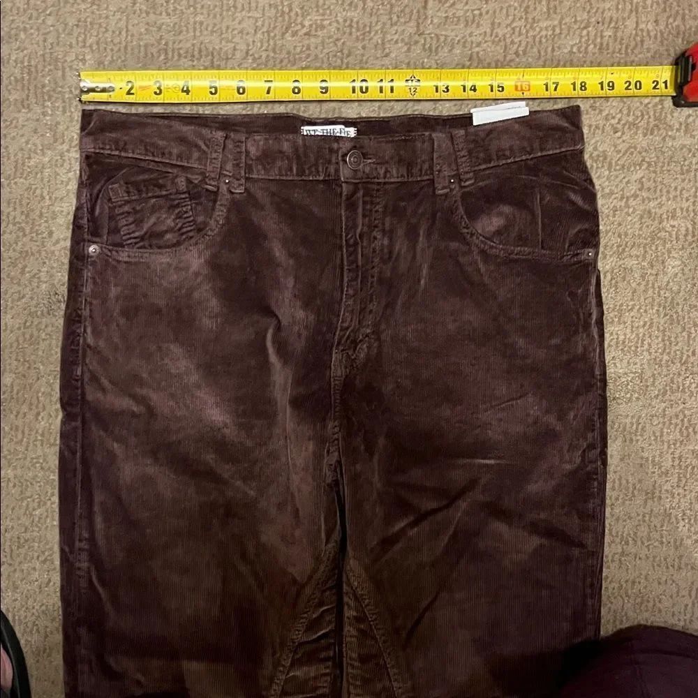 Free People Risk Taker High Rise Straight Corduroys - Picture 10 of 12